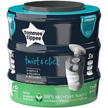 Tommee Tippee Sangenic Tec Refill Cassettes - 3 Pack