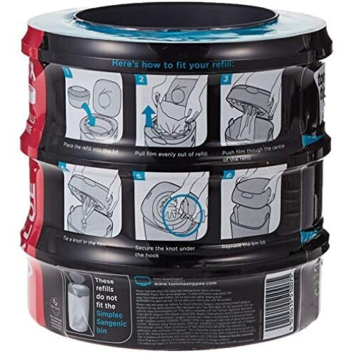 Tommee Tippee Tommee Tippee Sangenic Tec Refill Cassettes - 3 Pack 1