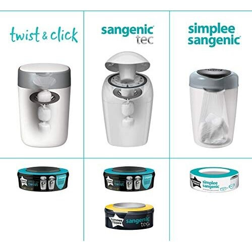 Tommee Tippee Tommee Tippee Sangenic Tec Refill Cassettes - 3 Pack 2