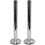 Talon Snappit Radiator Pipe Covers & Collars 200mm Chrome ACSNC/K2 3