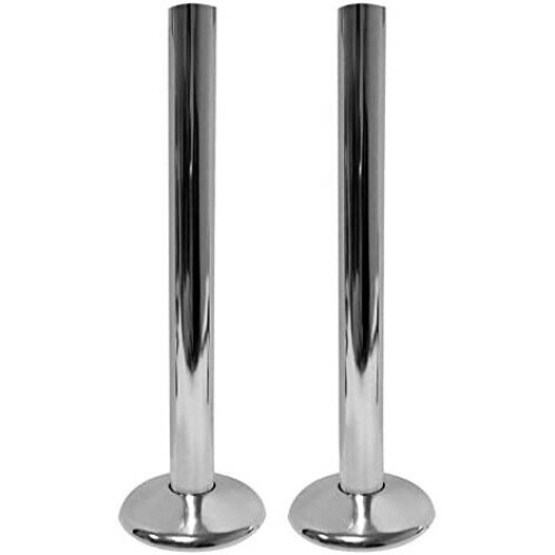 Talon Snappit Radiator Pipe Covers & Collars 200mm Chrome ACSNC/K2 2