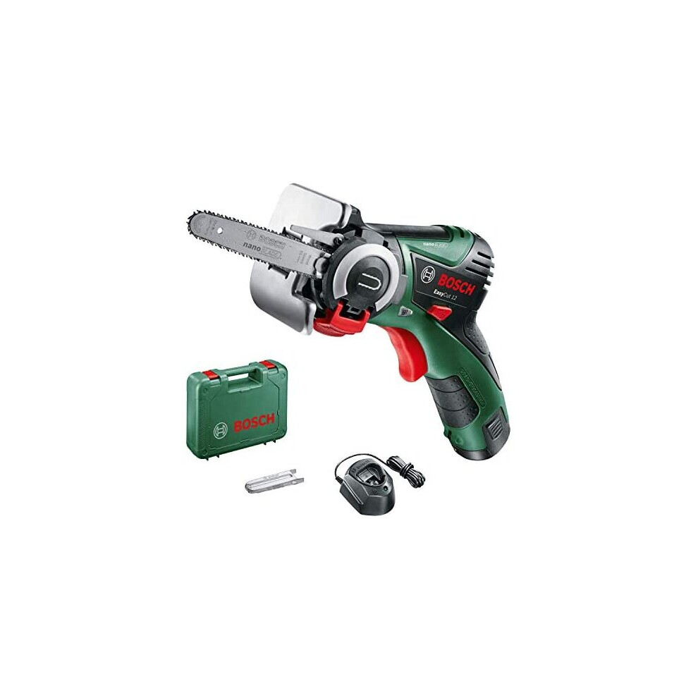 Bosch Home and Garden NanoBlade Cordless Saw EasyCut 12 (1 battery, 12 volt system, NanoBlade technology, in case)