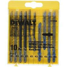 Dewalt DT2294-QZ DT2294-QZ-Conjunto 10 hojas Sierra de calar-Madera, Metal