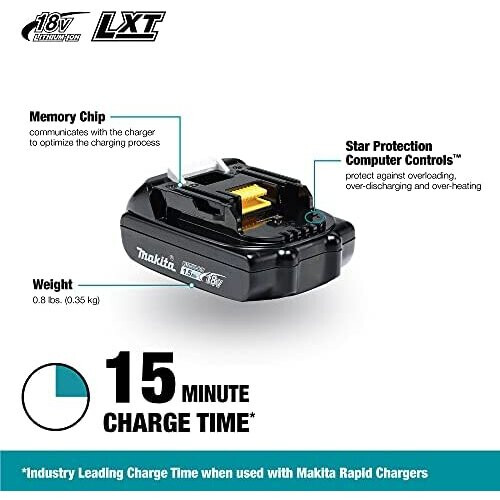 Makita Batteria - MAKITA - BL1815N - Li-ion - 18V - 1,5Ah 1
