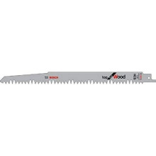 Bosch Professional 100 pieces Sabre Saw Blade S 1531 L Top for Wood (for wood, 240 x 19 x 1.5 mm, sabre saw accessories)