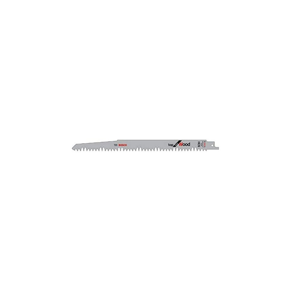 Bosch Professional 100 Pieces Sabre Saw Blade S 1531 L Top For Wood (For Wood, 240 X 19 X 1.5 Mm, Sabre Saw Accessories)