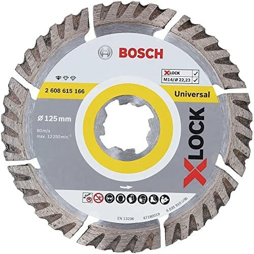 Bosch BOSCH 125 mm X-Lock Standard Universal timanttilevy - 2608615166