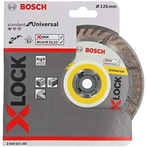 Bosch BOSCH 125 mm X-Lock Standard Universal timanttilevy - 2608615166 1