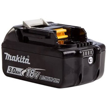 Makita BL1830B 18V Li-Ion Battery 3.0Ah (with Charge Level Indicator) - Black/White (1-Piece)