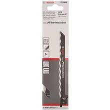 Bosch Professional 2 pieces Sabre Saw Blade S 713 AW Clean for Fibre Insulation (150 x 19 x 1 mm, sabre saw accessories)
