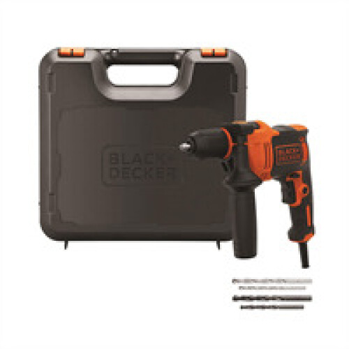 Black + Decker Black & Decker Corded Hammer Drill With Masonry Drill Bit 710 W