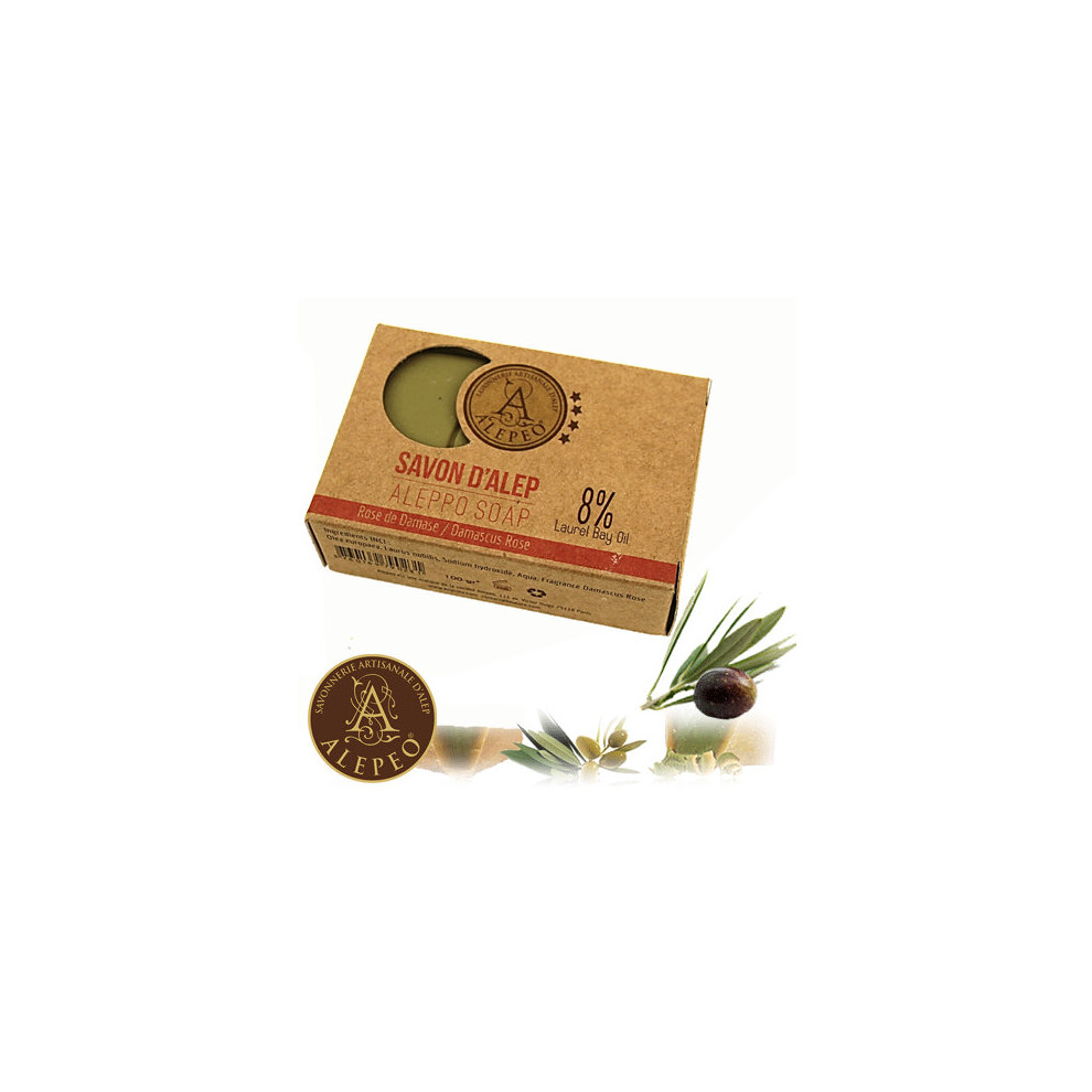 Aleppo Jasmin Soap 8% Bay Laurel 100g - Najel