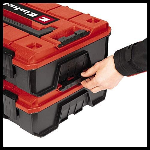 Einhell Einhell 4540011 E-Case S-F System Storage Case | Power Tool Box, Stackable, Lockable, Splash-Proof, Protective Storage And Transport Of Tools And 2