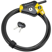 MASTER LOCK Security Cable with Key Lock [Adjustable Locking Cable from 30 cm to 4,5 m] [Python] 8420EURD - Best Used to Secure Sport Equipment, Tools