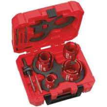 Lochsägen-Set - MILWAUKEE - 4932464939 - 10 Teile - Durchmesser 35 bis 76 mm - Hartmetallzähne