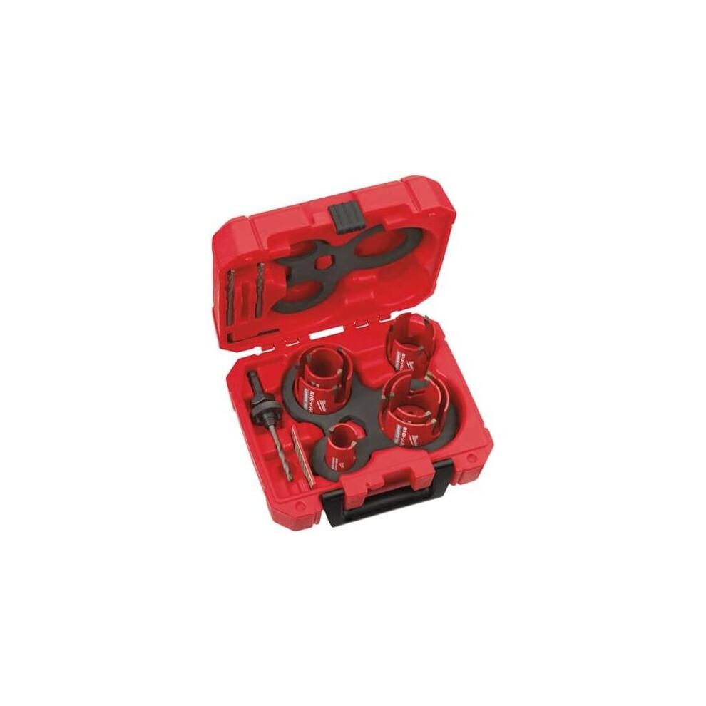 Milwaukee Big HAWG (4932464939) Multi-Material 6 Hole Saws - 10 Piece