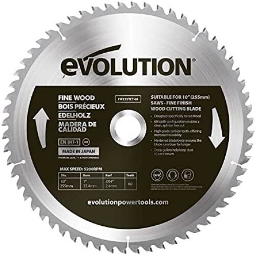 Evolution Power Tools FW255TCT-60, 255mm
