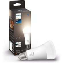 Philips Hue New White Smart Light Bulb 100W - 1600 Lumen [E27 Edison Screw] with Bluetooth. Works with Alexa, Google Assistant, Apple Homekit