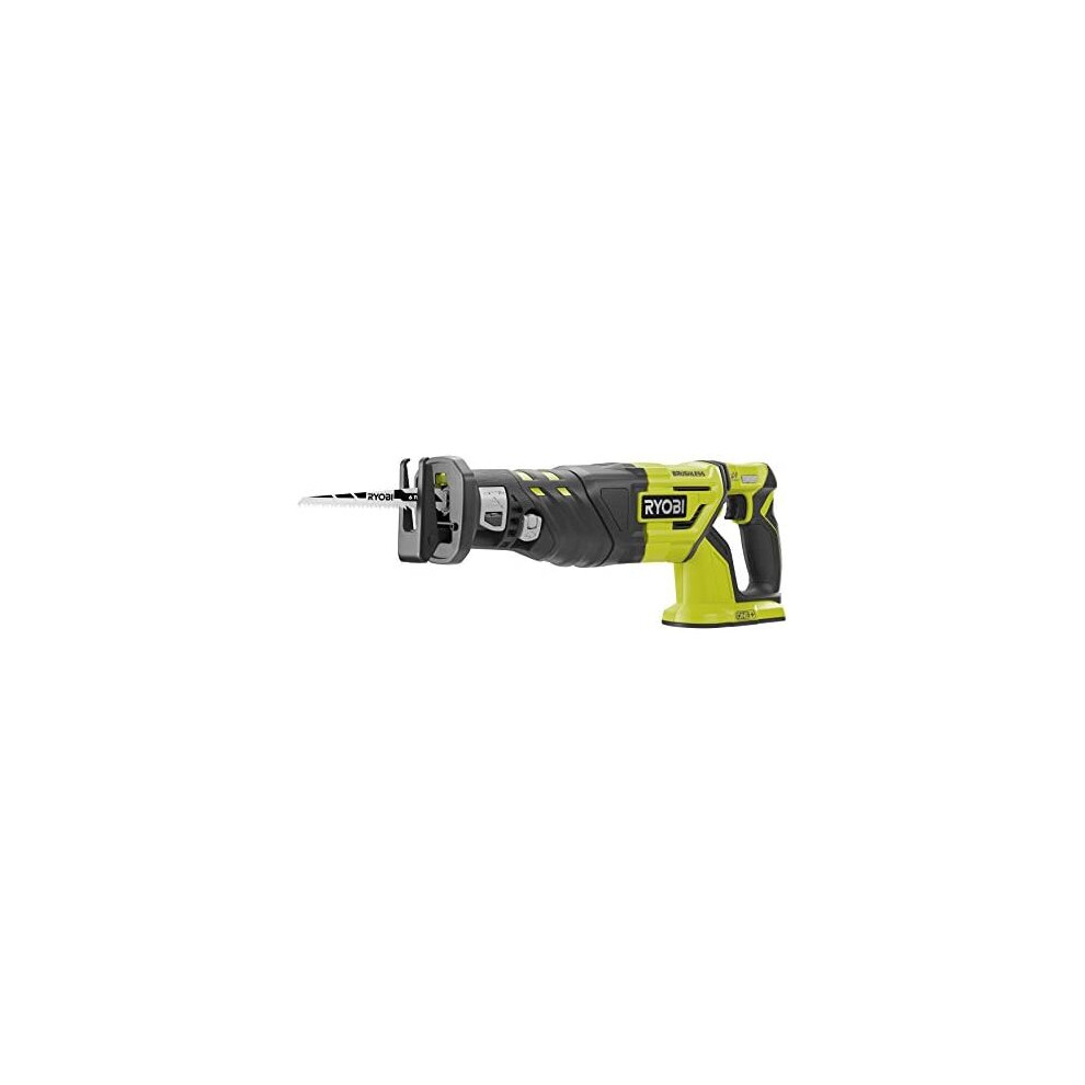 Ryobi R18RS7-0 One+ Cordless Brushless Recip Saw, 18 V, Hyper Green
