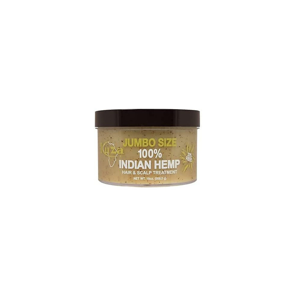 kuza 100 % indian hemp hair and scalp treatment 18 oz