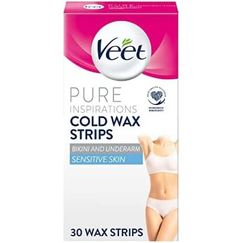 Veet Veet Pure Bikini Cold Wax Strips (Pack of 30)