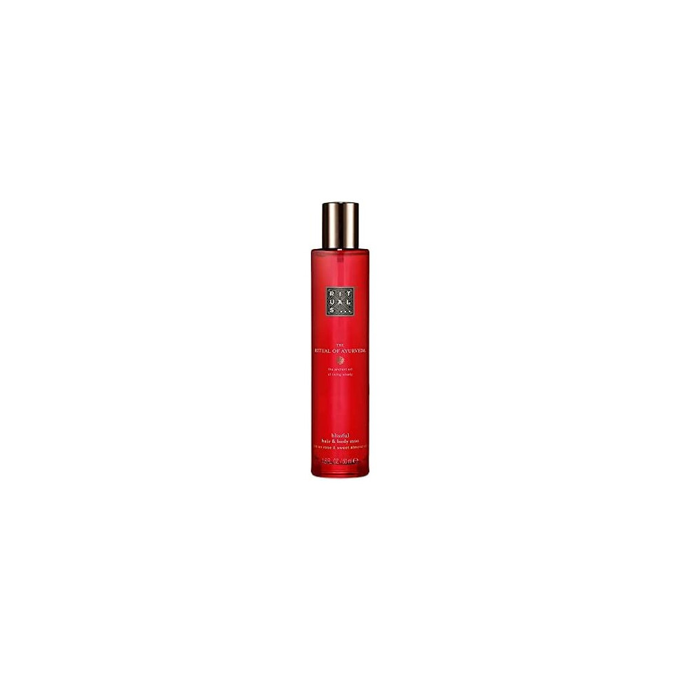 RITUALS Hair & Body Mist from The Ritual of Ayurveda, 50 ml - With Indian Rose & Sweet Almond Oil - Soothing & Nourishing Properties