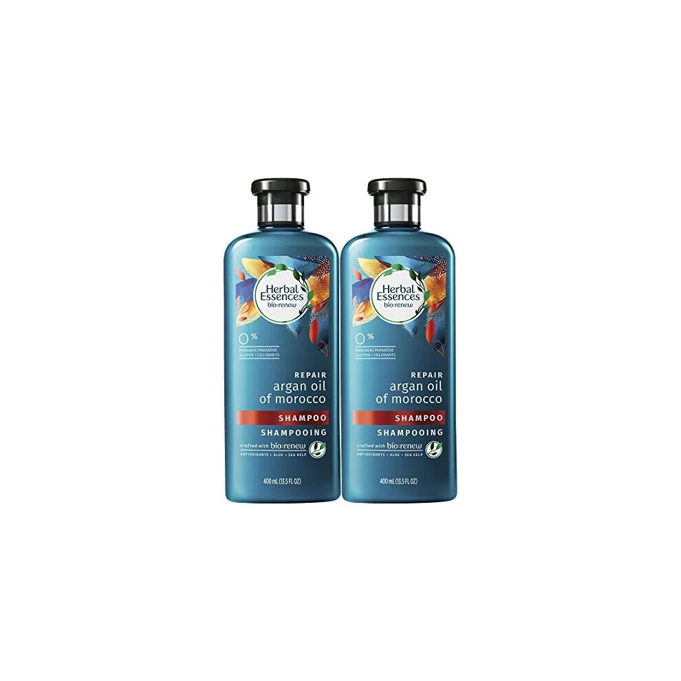 Herbal Essences, Shampoo, BioRenew Argan Oil of Morocco, 13.5 fl oz, Twin Pack