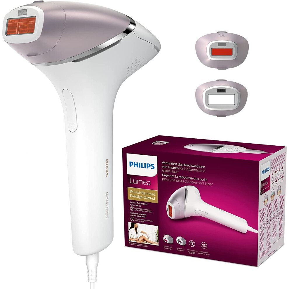 Philips Lumea IPL Prestige, 2 Attachments - Hair Removal Device (BRI944/00)