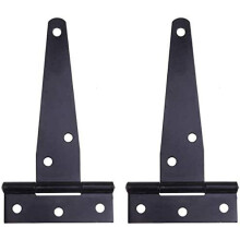 Merriway® BH00125 Tee Hinge, 100 mm (4 inch) - Black Japanned, Pack of 4
