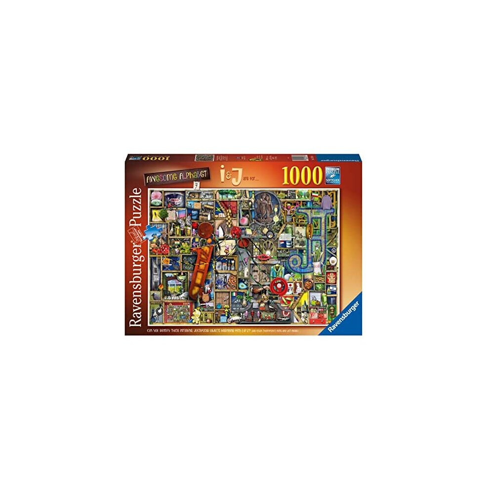 Ravensburger Colin Thompson Awesome Alphabet I & J 1000 Piece Jigsaw Puzzle for Adults & Kids Age 12 Years Up