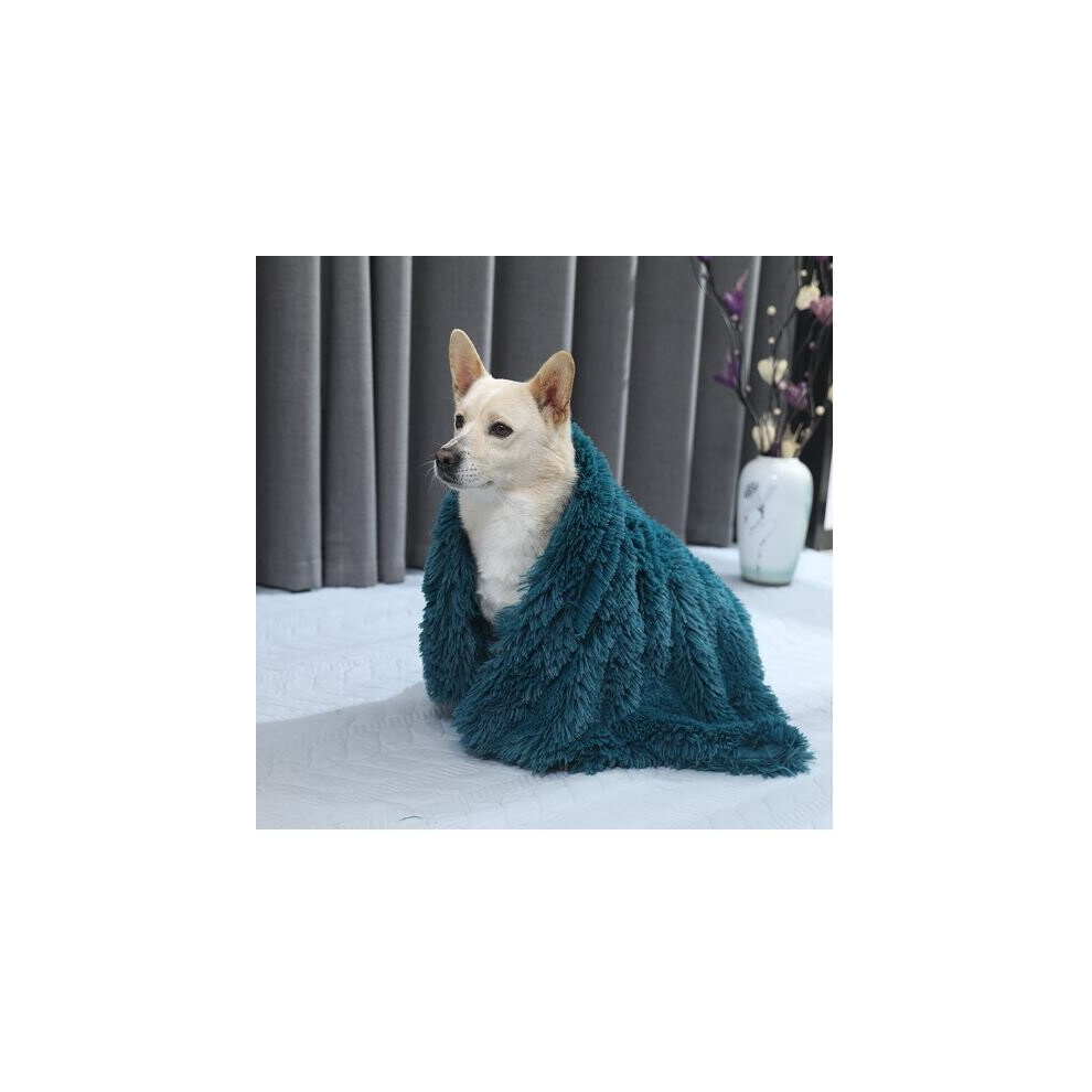 (Blue,  56*36CM) Puppy Pet Blanket Cat Dog Bed Mattress Soft Calming Sleeping Mats-image-OPC-P9N8JBP-NEW