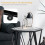 Costway Hexagonal Side Table w/ Tempered Glass Top & Metal Frame 4