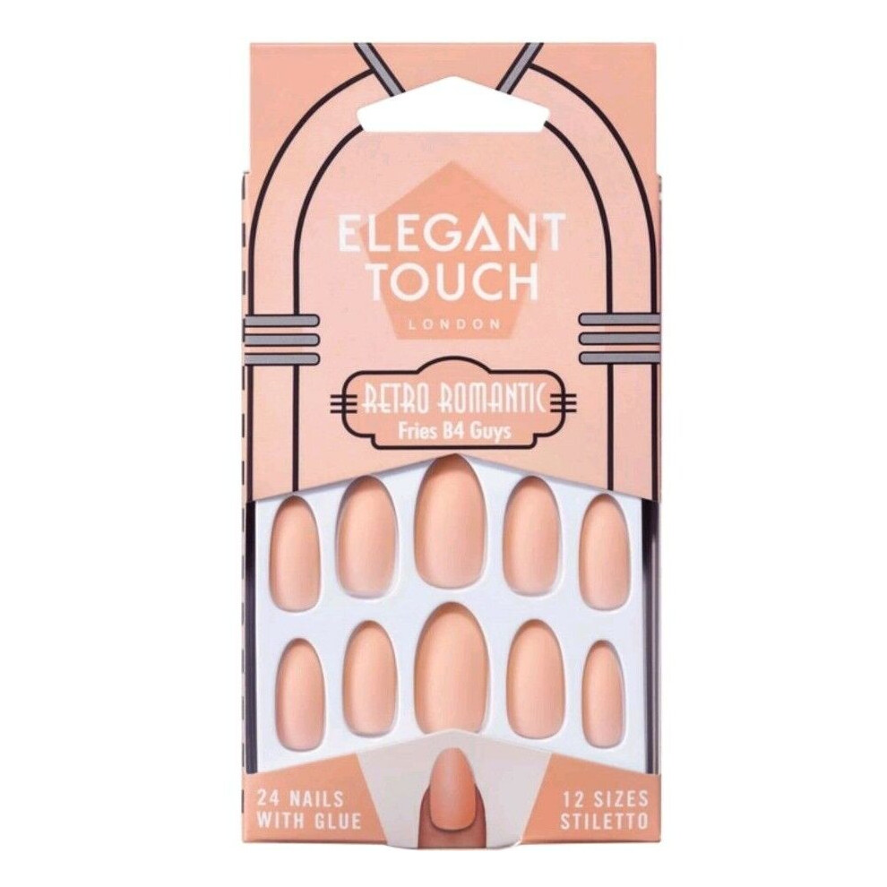 Elegant Touch Retro Romantic Nails - Fries B4 Guys