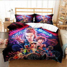 (Pattern 16, Single) Stranger Things Bedding Printed Duvet Cover Set UK