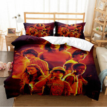 (Pattern 17, Single) Stranger Things Bedding Printed Duvet Cover Set UK
