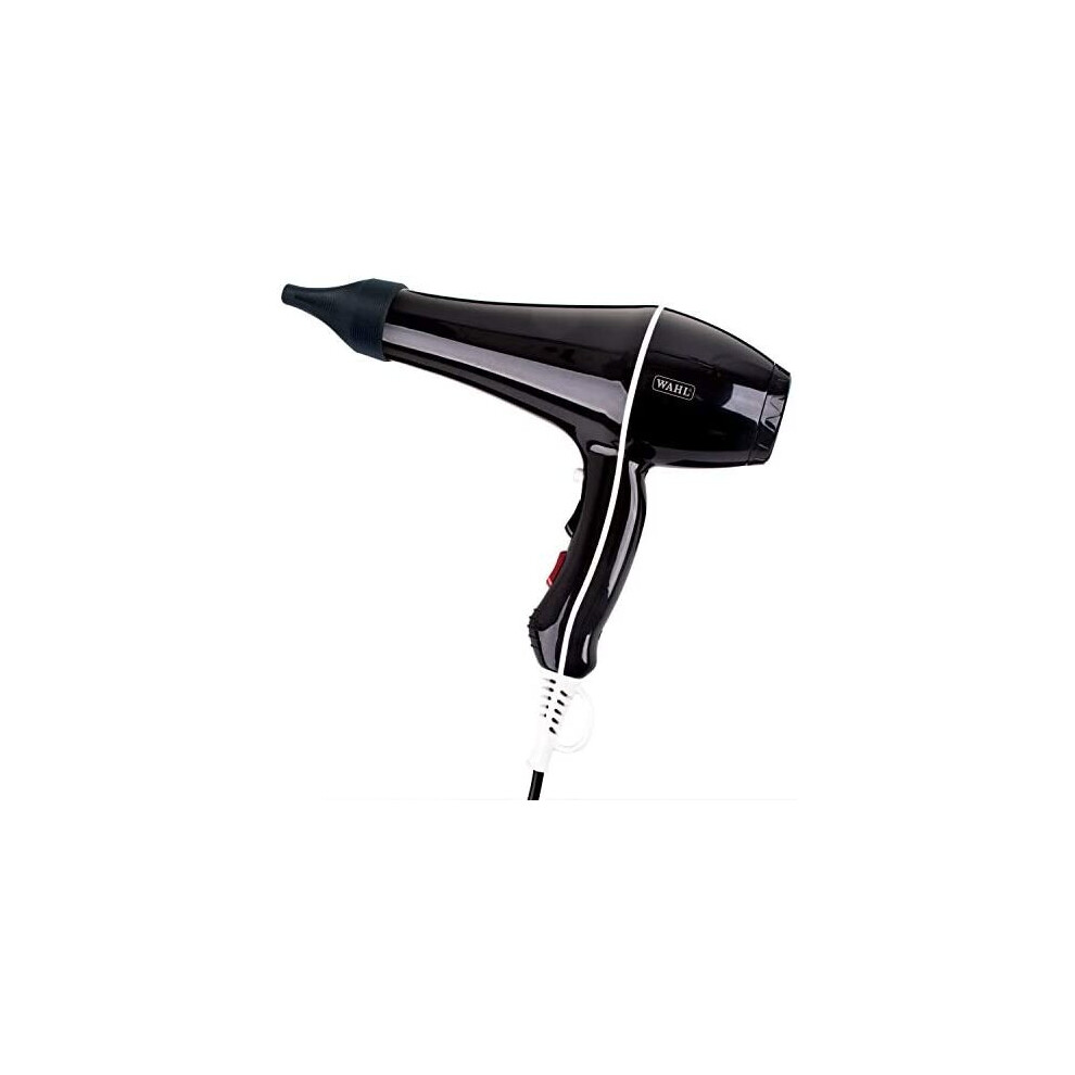 Wahl Powerdry, 2000W Hairdryer, Hair Dryers for Women, Reduces Static and Frizz, Tourmaline Coated Grille, Cool Shot Button, 3 Heat and 2 Speed