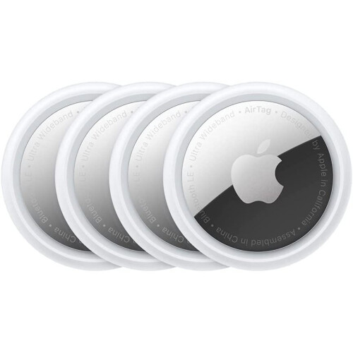 Apple Apple AirTag 4-Pack Bluetooth Tracker - Precision Finding, Lost Mode, IP67