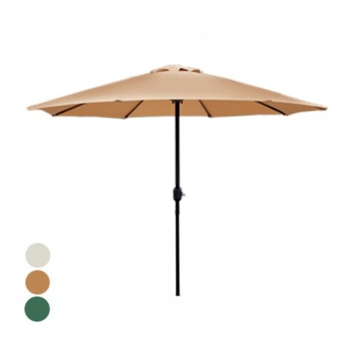 (Khaki) Glamhaus Garden Parasol