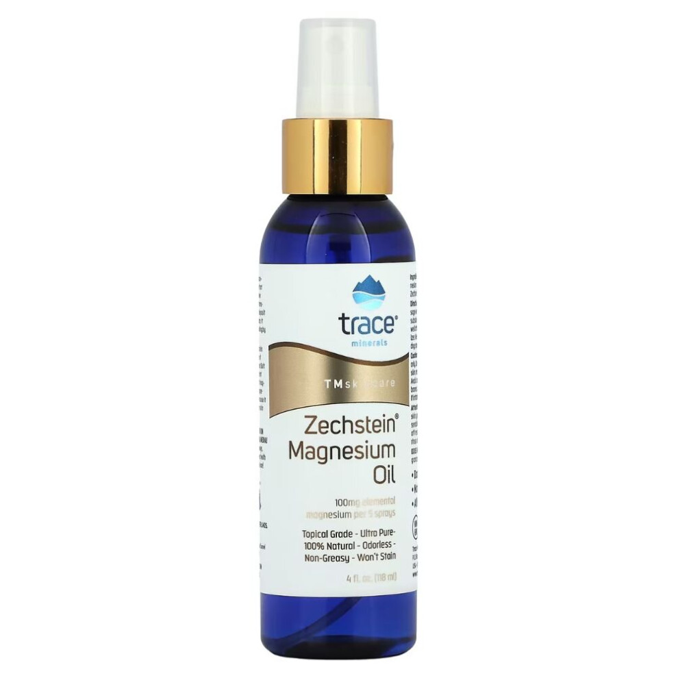 Trace Minerals Research Tmskincare Zechstein Magnesium Oil 4 Fl Oz