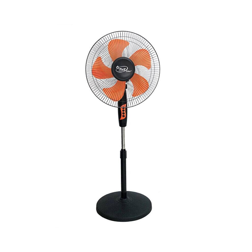16 inch Electric 5 Blades Stand Fan 3 Gear Wind Speeds Air Cooling Fan Low Noise for Home Office
