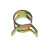 GreenZech 100Pcs Fuel Hose Line Tubing Clamp Spring Band Type Action Pipe Clip Color-Zinc Plated 4