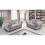MN Furniture (Seater Sofa, Light Beige) Ronal Luxuries Modern Fabric Sofa 1
