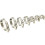 GreenZech 60Pcs Pipe Clamps Stainless Steel Hose Clips Fuel Hose Pipe Clamp Worm Drive Durable Anti-oxidation 8