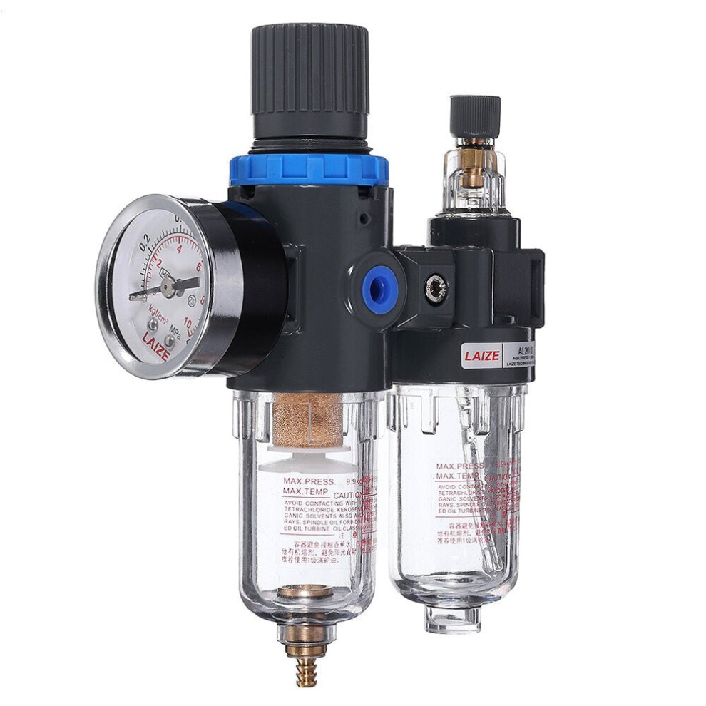 AFR+AL 1/4 Inch Thread Compressor Air Filter Air Pressure Regulator Water-oil Separator Trap Filter for Air Tools System