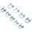 GreenZech 135PCS Hose Clips Zinc Plated Mini Fuel Hose Clamps Line Tube Pipe Clips 8-18mm clamps Hardware Tools 5