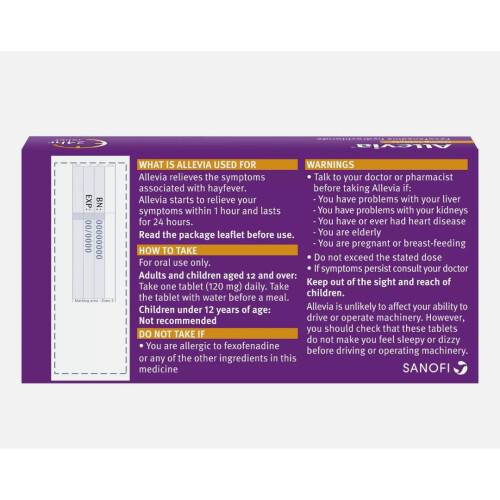 Allevia Allergy tablets 30's 2