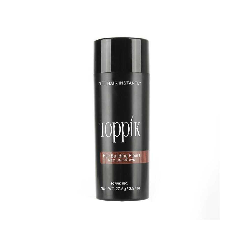 (MEDIUM BROWN) Toppik Hair Loss Building Fibers Wholesale 10 PACK