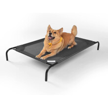 (M) Elevated Dog Bed Portable Waterproof Outdoor Raised Camping Pet Basket