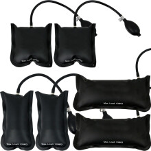 Inflatable Air Wedge Shim Lifting Levelling Pump Bag Tool Set 135kg (Pack of 6)