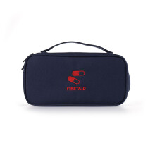 (Navy Blue) First Aid Bag Portable Medicine Emergency Pouch Outdoor Travel Camping Survival Bag